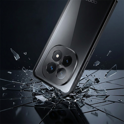 Oppo F29 Pro 5G Aluminium Metal Bumper Shield Transparent Back Case