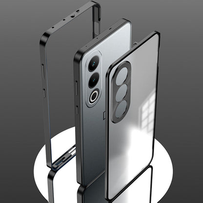 OnePlus Nord CE4 5G Aluminium Metal Bumper Shield Transparent Back Case
