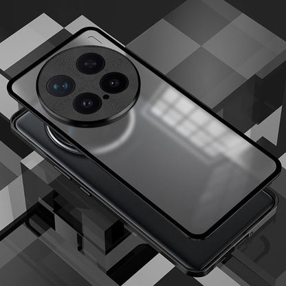 Vivo X200 Pro 5G Aluminium Metal Bumper Shield Transparent Back Case
